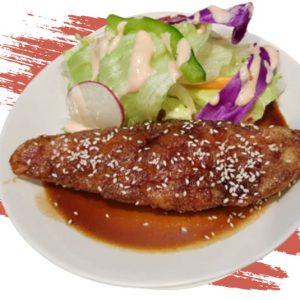 Salmon teriyaki
